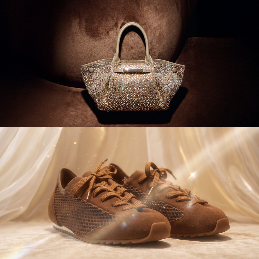 The Art of Pairing — Bags, Footwear, and Light