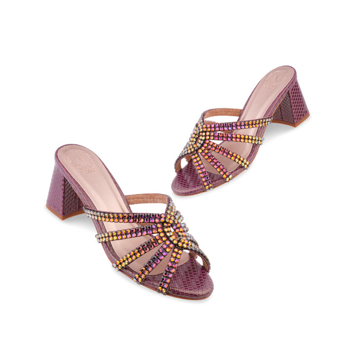 Svana Mule #color_cherry