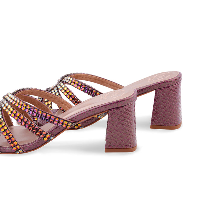 Svana Mule #color_cherry