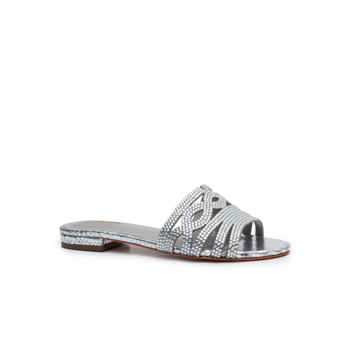 Marily Luxury Flat sandal #color_silver