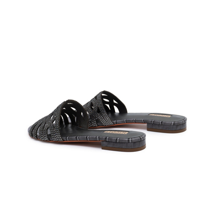 Marily Luxury Flat sandal #color_grey