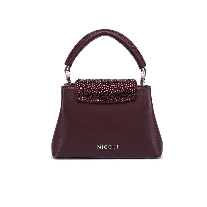 Layali Evening Bag #color_maroon