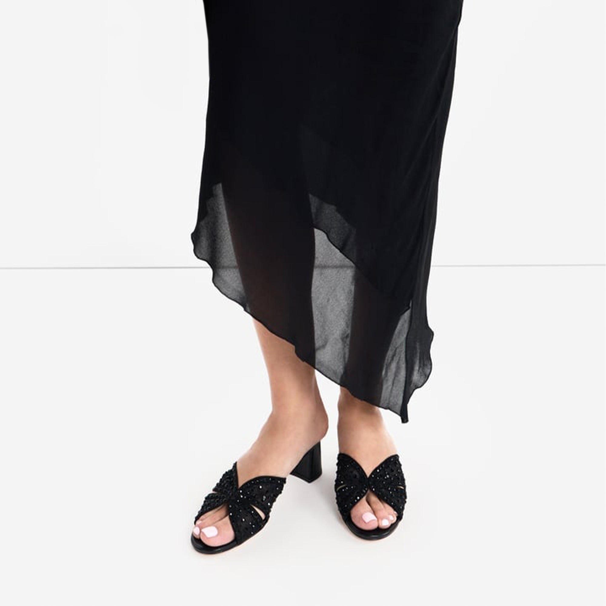 Cesca Box Heel #color_black