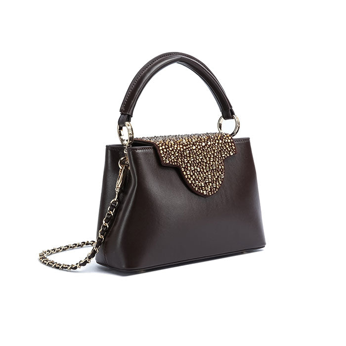 Layali Evening Bag #color_brown