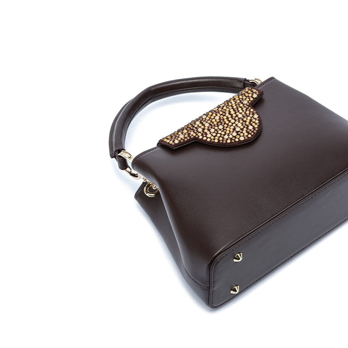 Layali Evening Bag #color_brown