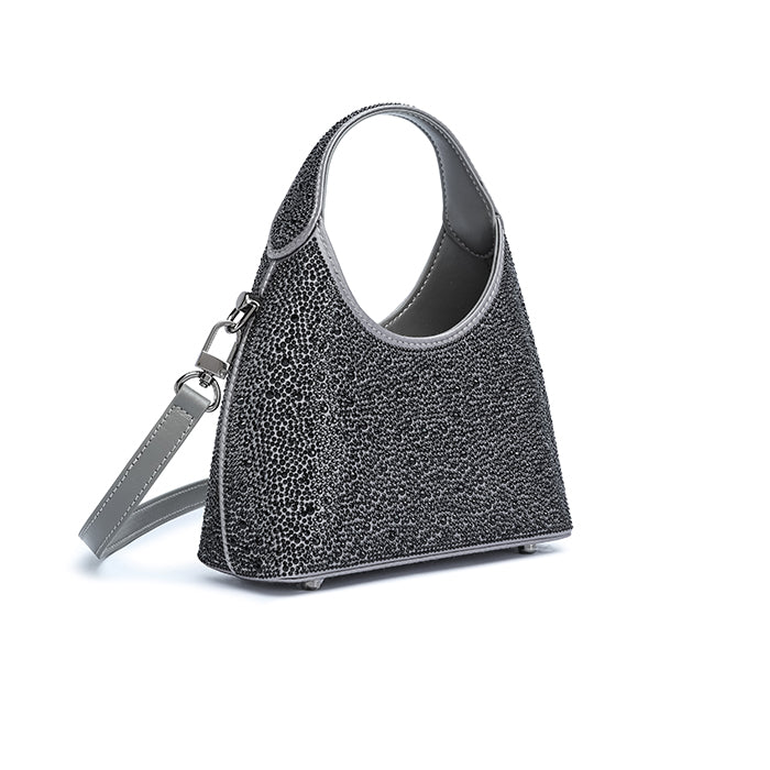 Shimmera Evening Bag #color_gunmetal
