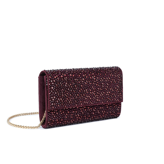 Zahra Clutch Bag #color_maroon