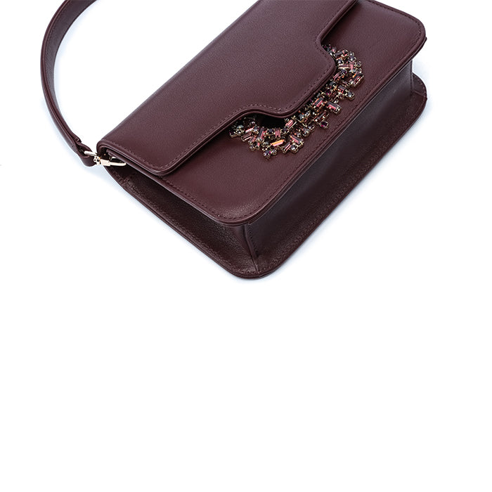 Rita Evening Bag #color_maroon