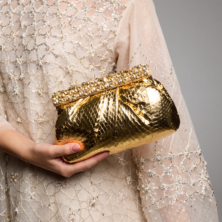 Alcino Clutch #color_gold