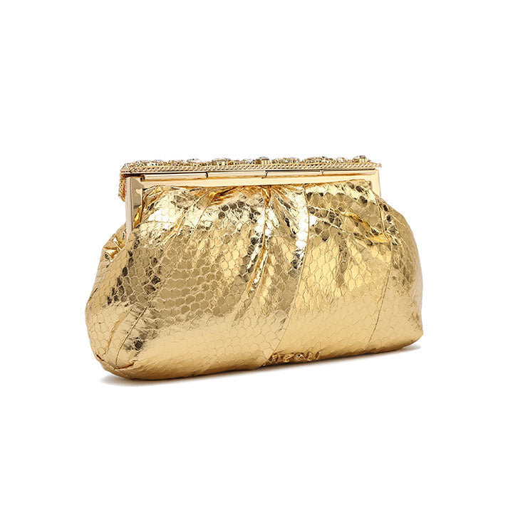 Alcino Clutch #color_gold