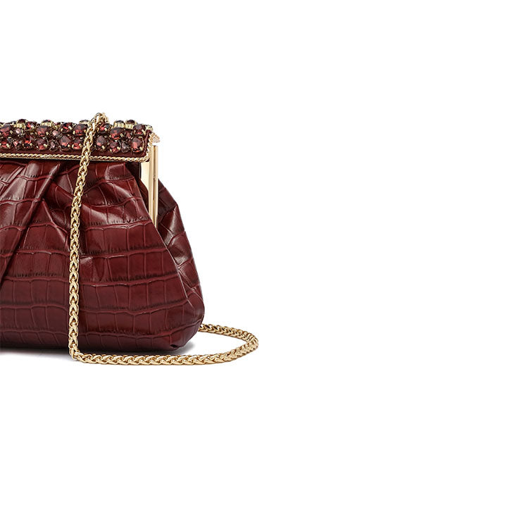 Alcino Clutch #color_maroon