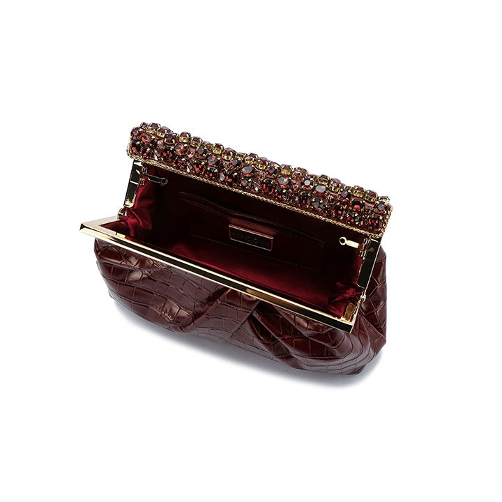 Alcino Clutch #color_maroon
