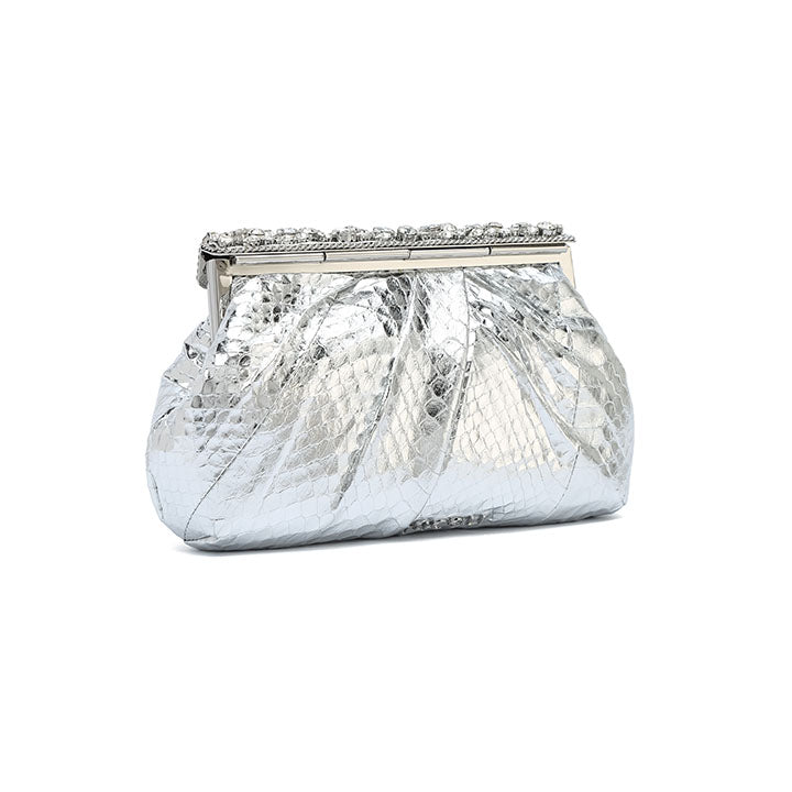Alcino Clutch #color_silver