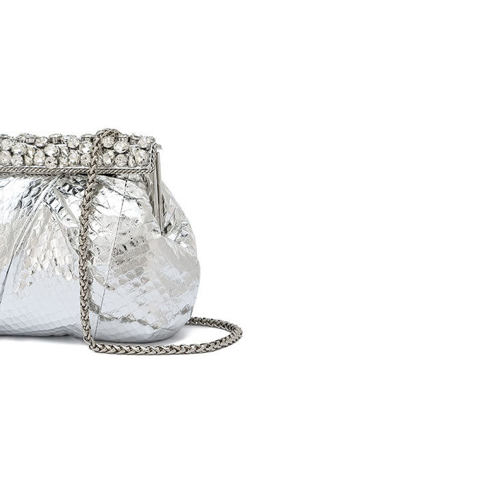 Alcino Clutch #color_silver