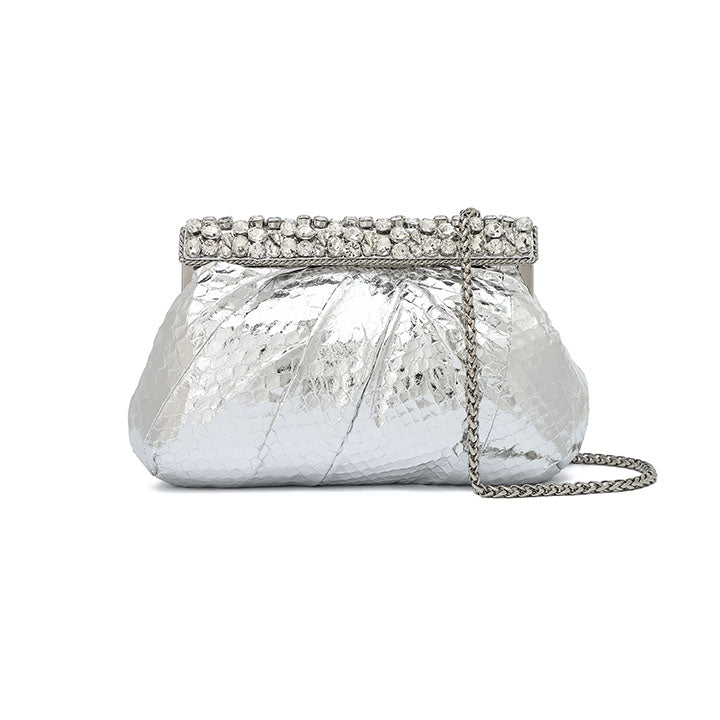 Alcino Clutch #color_silver