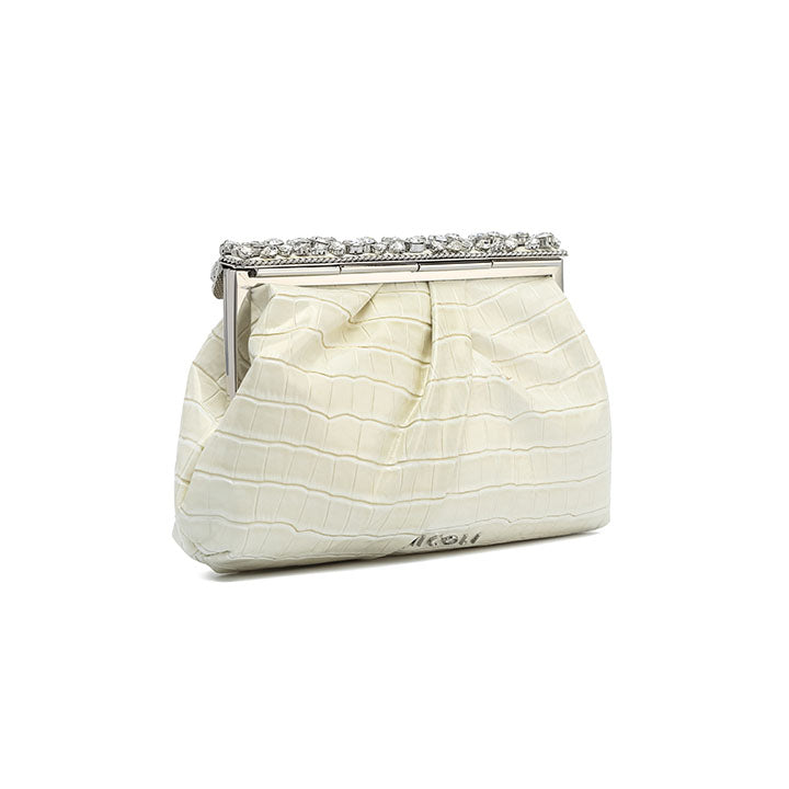 Alcino Clutch #color_white