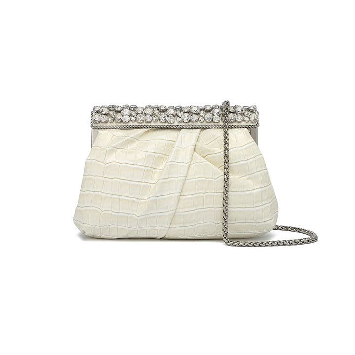 Alcino Clutch #color_white
