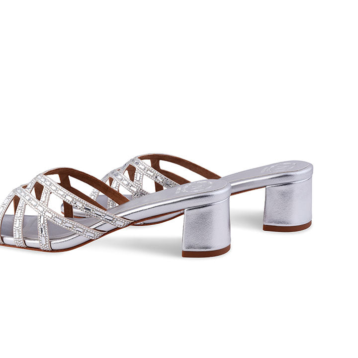 Alondra Box Heel #color_silver