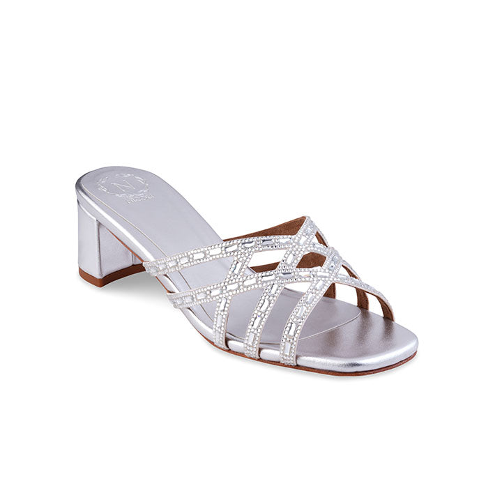 Alondra Box Heel #color_silver