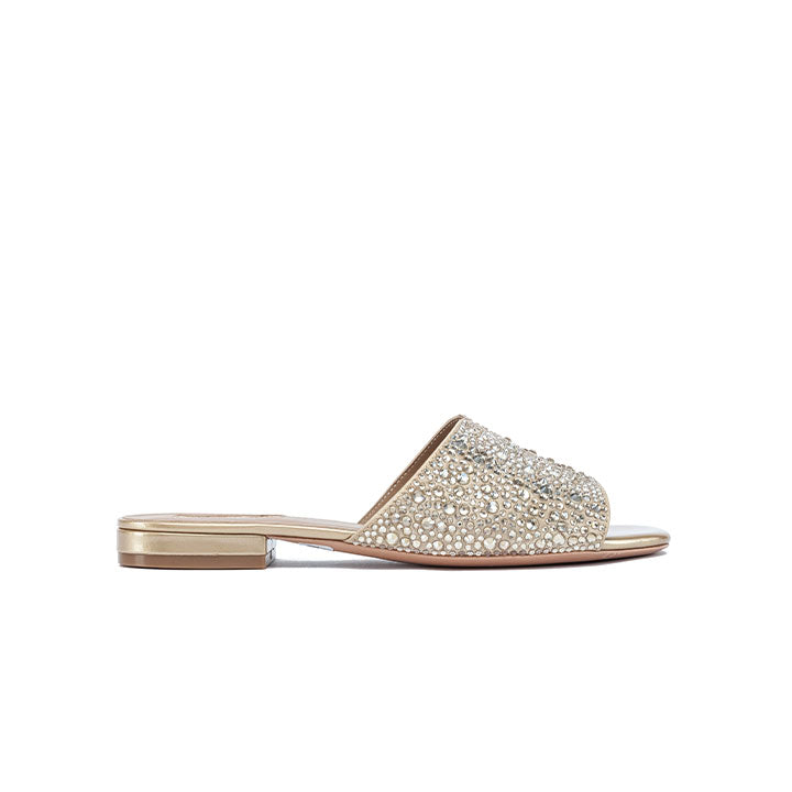 Amber | Women's Luxury Flat Sandal | Nicoli Shoes