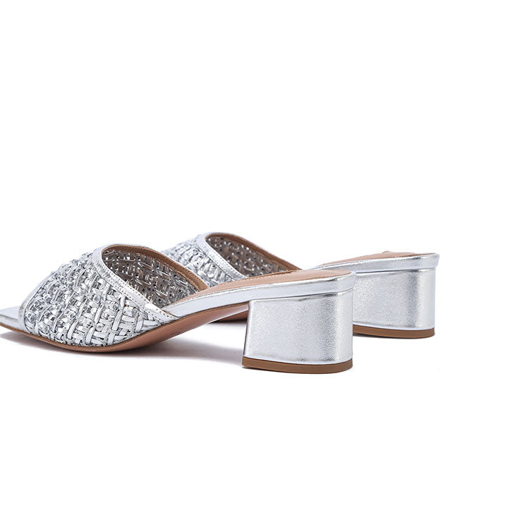 Amira Box Heel #color_silver