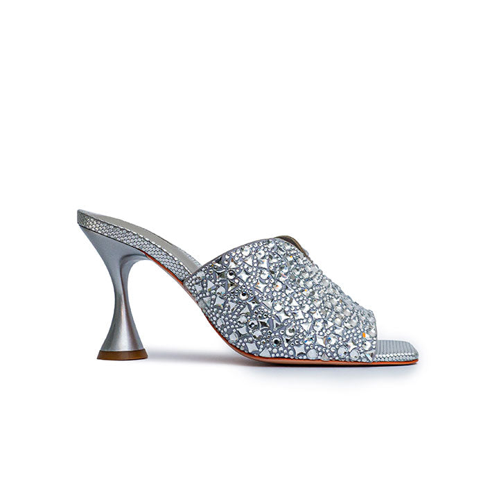 Anzio High Heels #color_silver