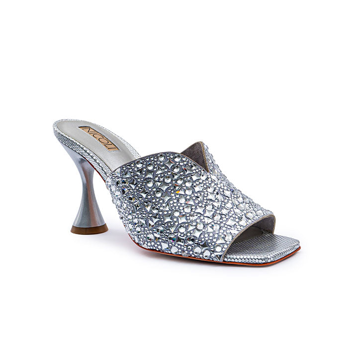 Anzio High Heels #color_silver