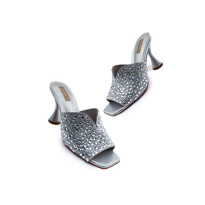 Anzio High Heels #color_silver