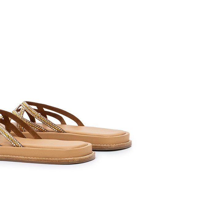 Araceli Flat Sandal #color_beige