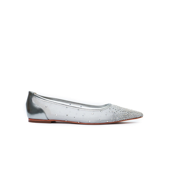 Ashlee Flat Sandal #color_silver