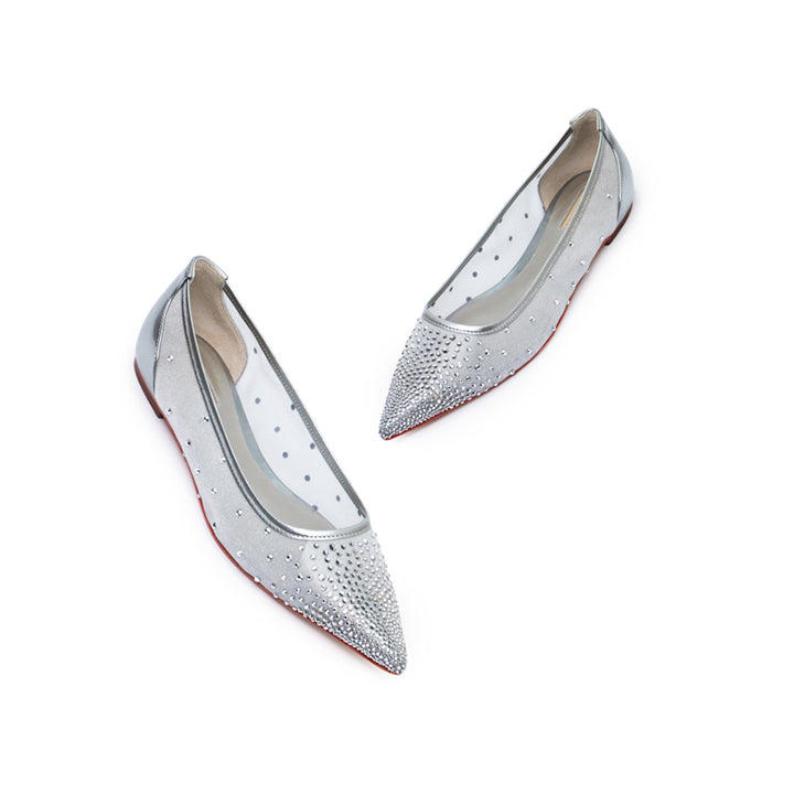 Ashlee Flat Sandal #color_silver