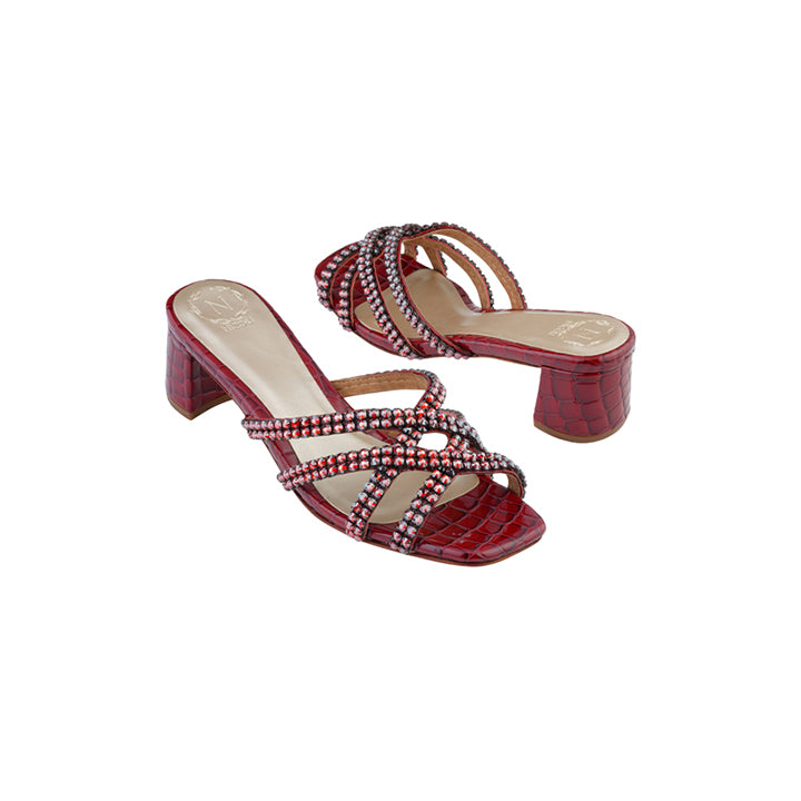 Augie Box Heel #color_k maroon