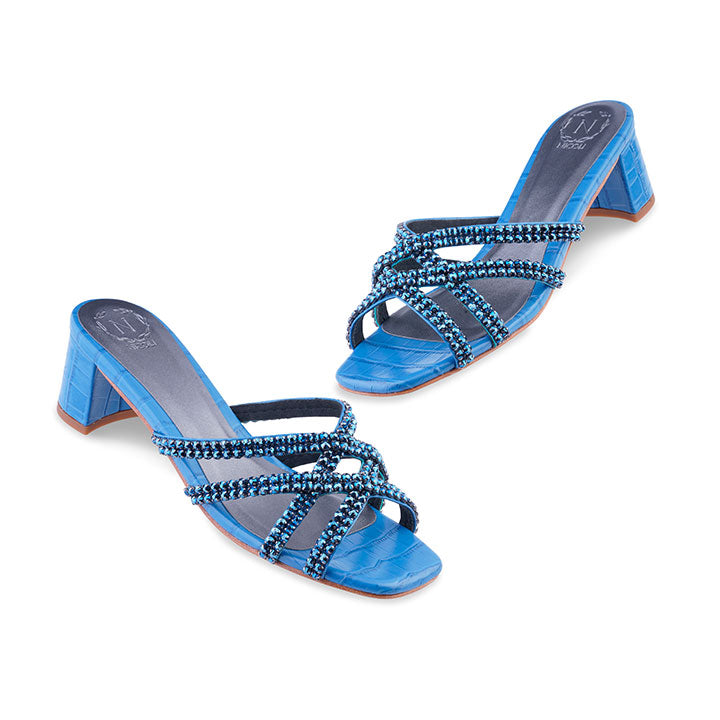 Augie Box Heel #color_navy blue