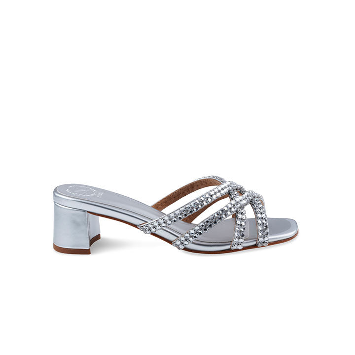 Augie Box Heel #color_silver patent