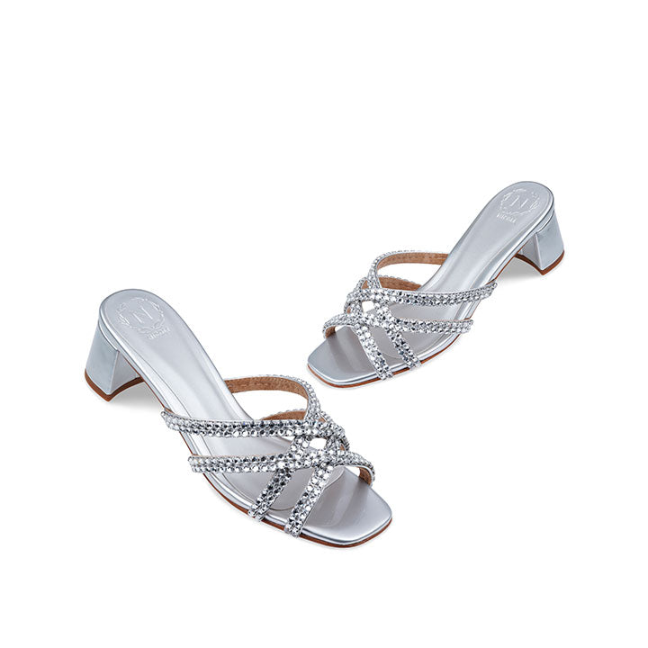 Augie Box Heel #color_silver patent