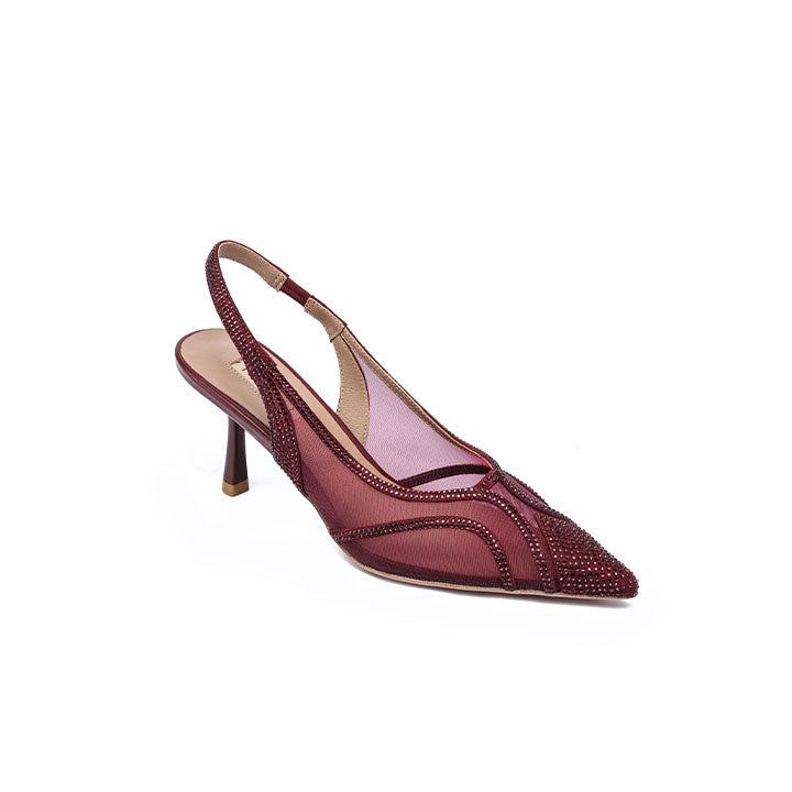 Aveen Pump #color_burgundy