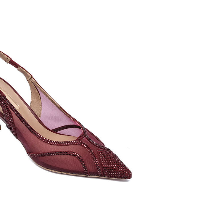 Aveen Pump #color_burgundy