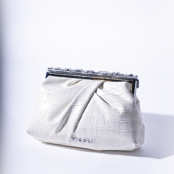 Alcino Clutch #color_white