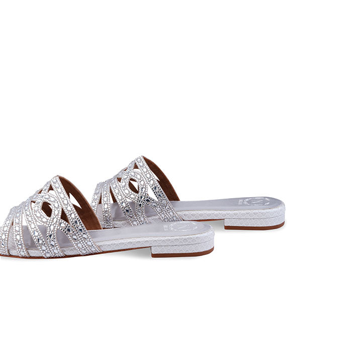 Bellazah Flat Sandal #color_silver