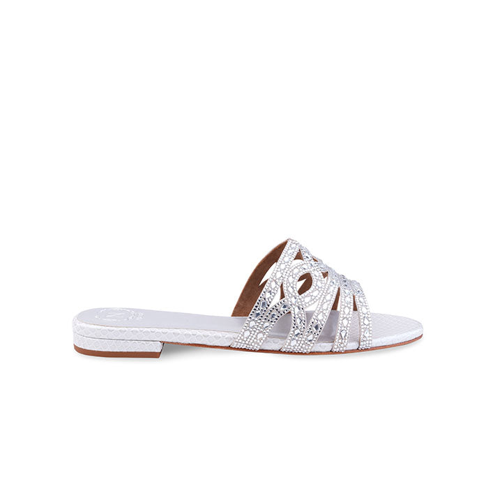 Bellazah Flat Sandal #color_silver