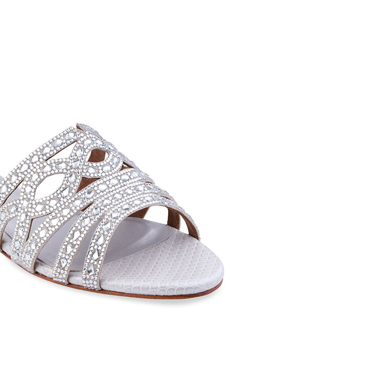 Bellazah Flat Sandal #color_silver