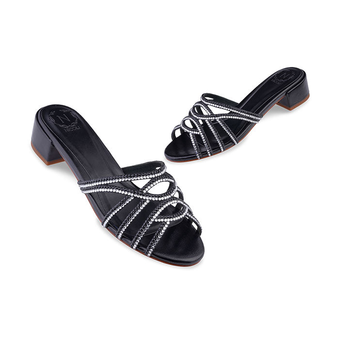 Caroline Box Heel #color_black