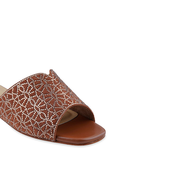 Celina Flat Sandal #color_tan