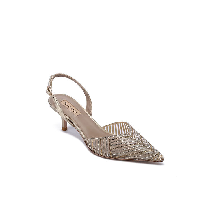 Clivia Pump #color_gold patent