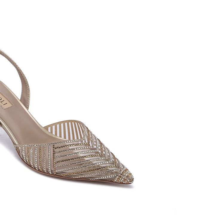 Clivia Pump #color_gold patent