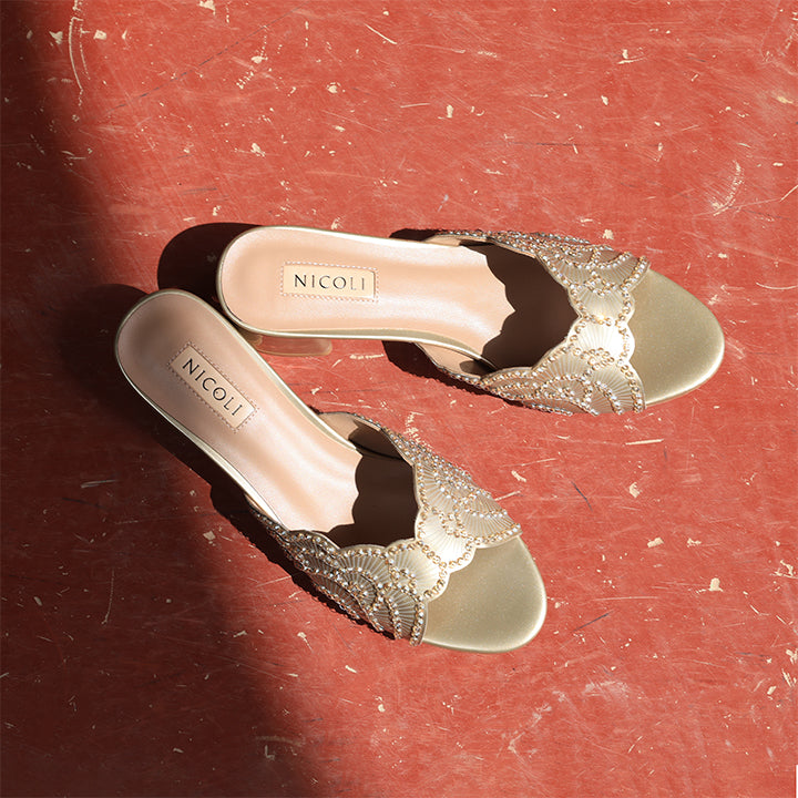 Celestia Box Heel #color_gold
