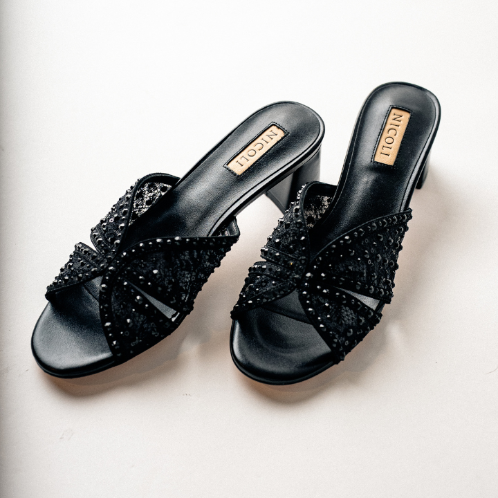 Cesca Box Heel #color_black