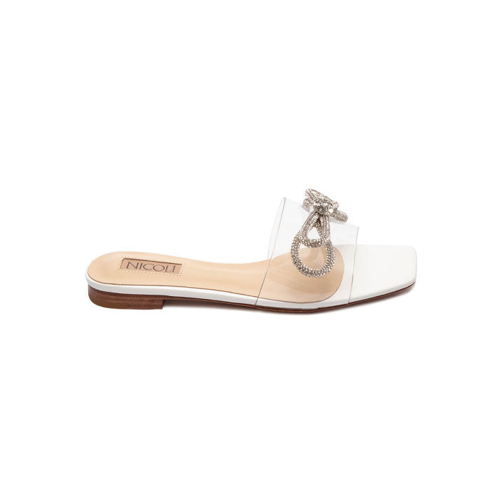 Corlin  Flat Sandal #color_white