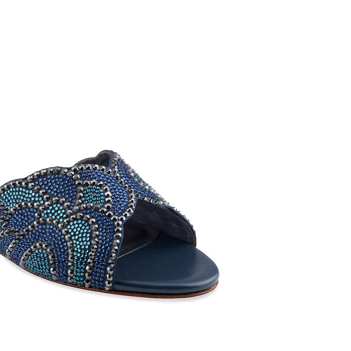Darren Flat Sandal #color_navy blue