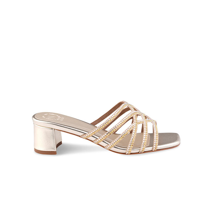 Desmia box heel #color_gold